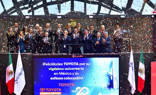Toyota Financial Services de México, BMV